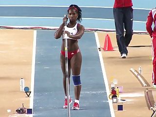 यारिस्ले सिल्वा: सेक्सी गधा क्यूबा ओलंपिक पोल वॉल्ट - Ameman