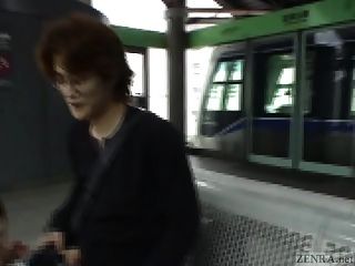 उपशीर्षक जापानी सार्वजनिक और ट्रेन में streaking