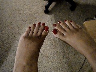 सेक्सी पैर और पैर की उंगलियों